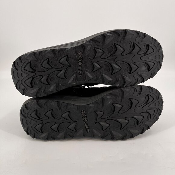 Columbia Trailstorm Mid Waterproof Hiking Boots Size 12 Black Dark Grey Mesh - Picture 9 of 14